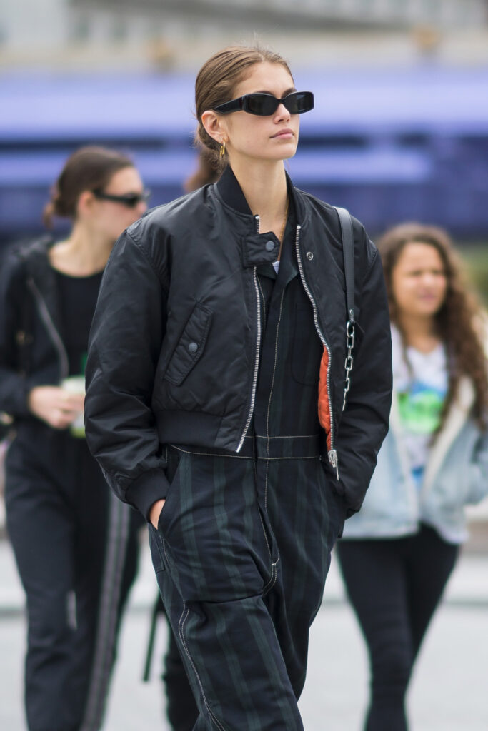 Giacca mezza stagione donna: bomber Kaia Gerber