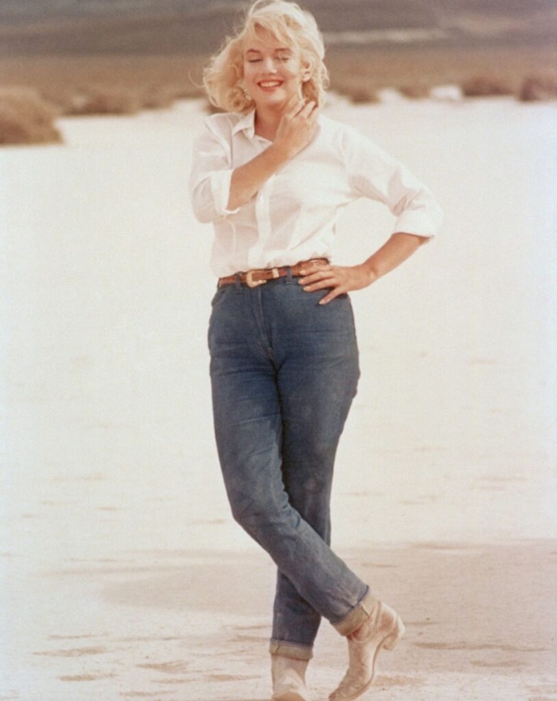 Marilyn Monroe in jeans Levi's